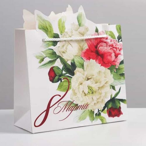 Пакет подарочный ламинир. "Для тебя" 25*26*10см