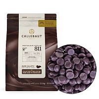 Шоколад Каллебаут Callebaut Темный  54,5%, упаковка 2,5кг