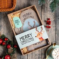 Подарочный набор "Merry Xmas" варежка-прихватка, лопатка