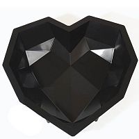 Силиконовая форма "Алмазное сердце" торт