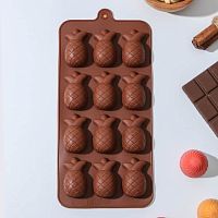 Форма для льда и шоколада "Ананас" 12 ячеек, 22,5*10,5*1,5см